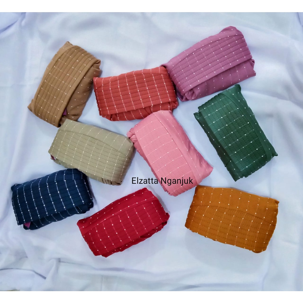 SAHARA POLKA ELZATTA / BERGO SERUT BELAKANG / HIJAB INSTAN MOTIF TERBARU / JILBAB TERLARIS
