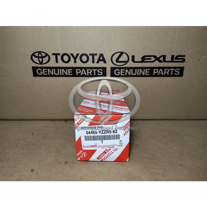 Brake Pad Kampas Rem Depan Fortuner Hilux 04465-YZZR5-82