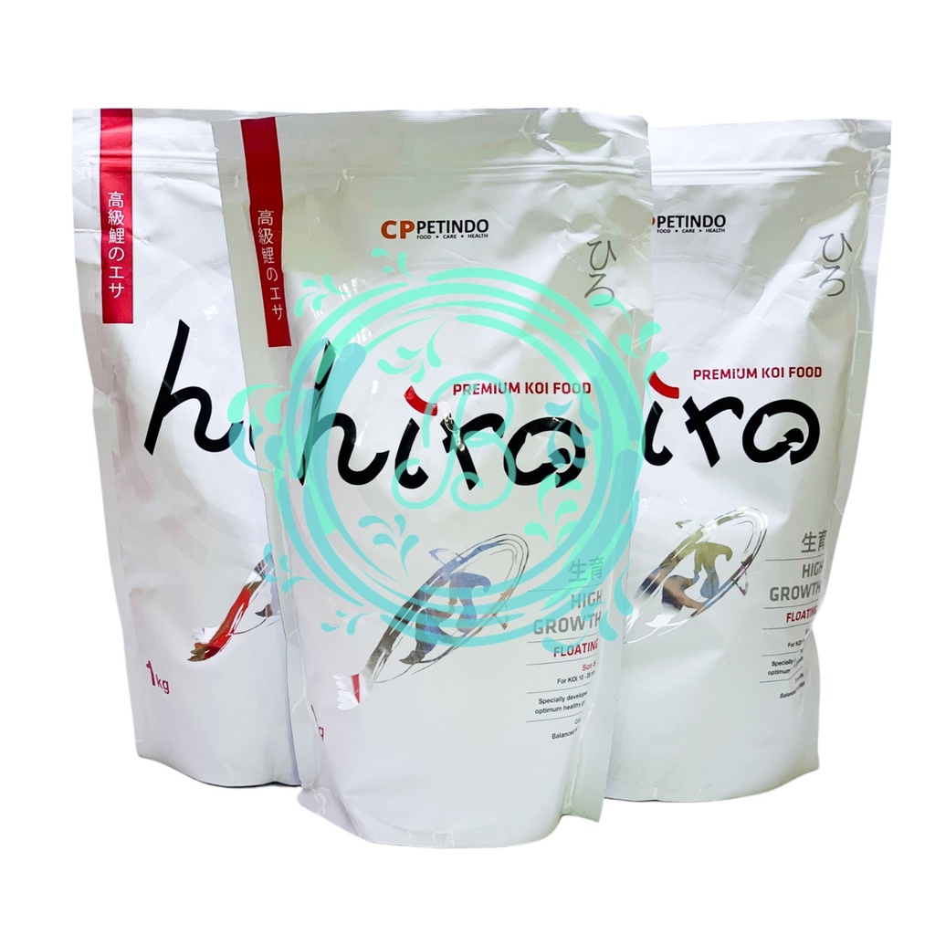 Hiro Premium Koi Food 1kg Makanan Pelet Pakan Ikan Koi Fish Food 1 kg