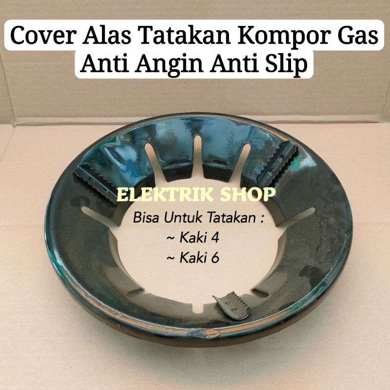 TATAKAN COVER KOMPOR GAS ANTI ANGIN ANTI SLIP UNTUK TATAKAN KAKI 6 ANTI ANGIN ANTI SLIP