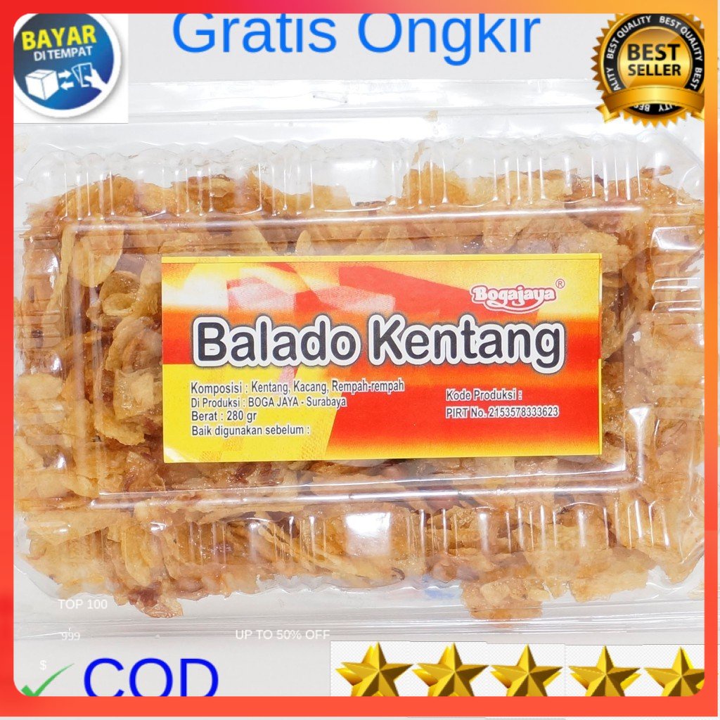 

[Yunko] KENTANG BALADO SURABAYA / BALADO KENTANG SPESIAL BOGAJAYA 250 GRAM