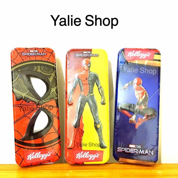 

Pensil Case Kotak Tempat Pensil Spiderman Besi Tin Timbul Pencil Case Box Kelloggs