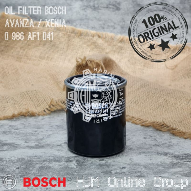 OIL FILTER - SARINGAN OLI AVANZA / XENIA / RUSH / TERIOS / AGYA / AYLA / GRAND MAX / LUXIO BOSCH