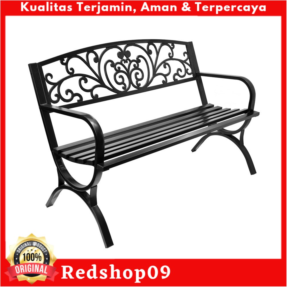 Soleil Canterbury Kursi Taman - Hitam