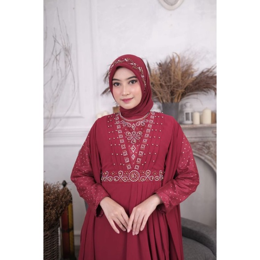 FASHION MUSLIM // GAMIS AISYAH // BAHAN CERUTY BABYDOLL PREMIUM //Gamis ceruty baby doll | Gamis brukat jumbo | Gamis | Gamis wisuda lamaran pernikahan | By Pelaminan Biru