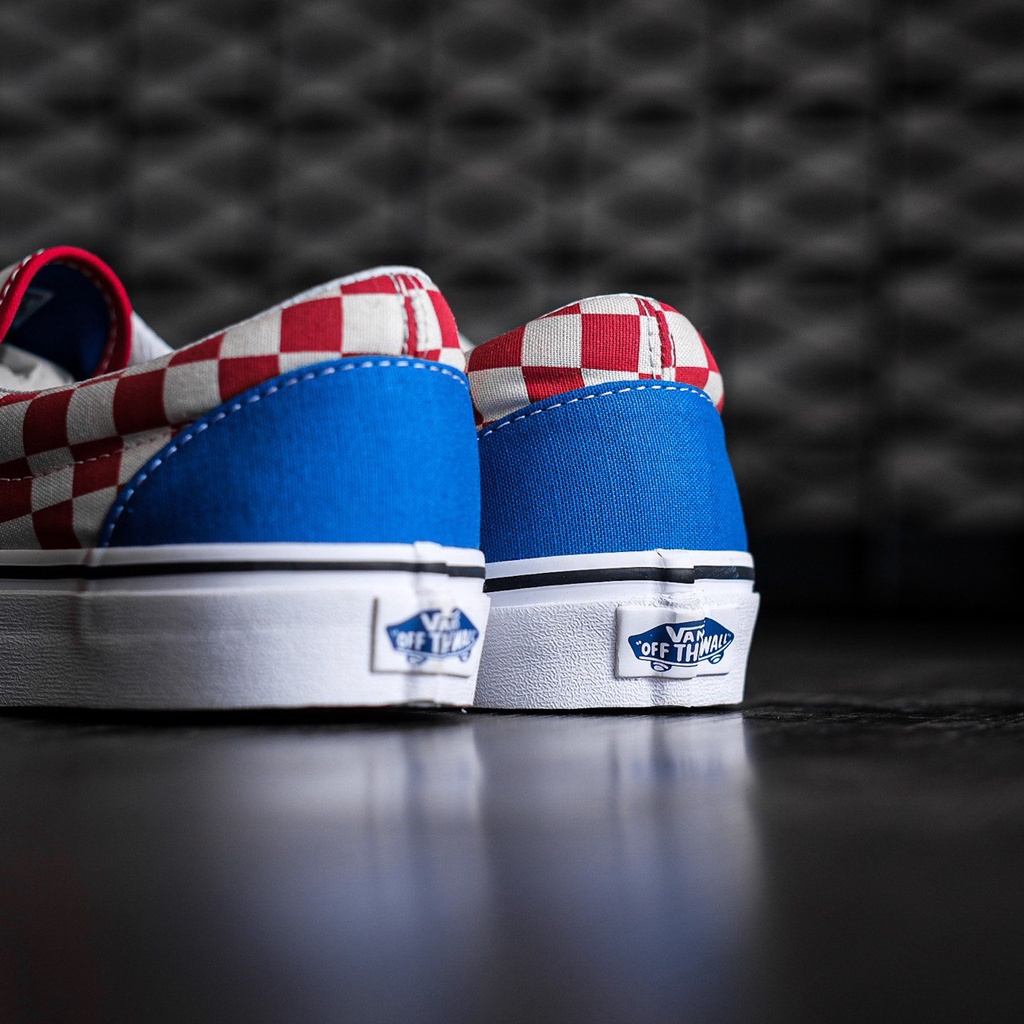 VANS ERA TWO TONE CHECKERBOARD IMPERIAL BLUE/TRUE WHITE ORIGINAL 100%