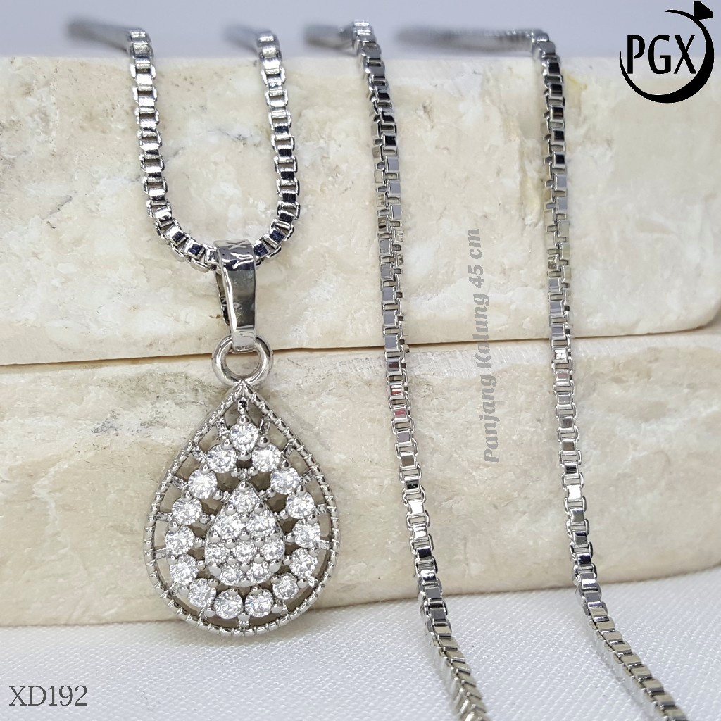 PGX Kalung Wanita Xuping Aksesoris Fashion Perhiasan Lapis Emas XD192