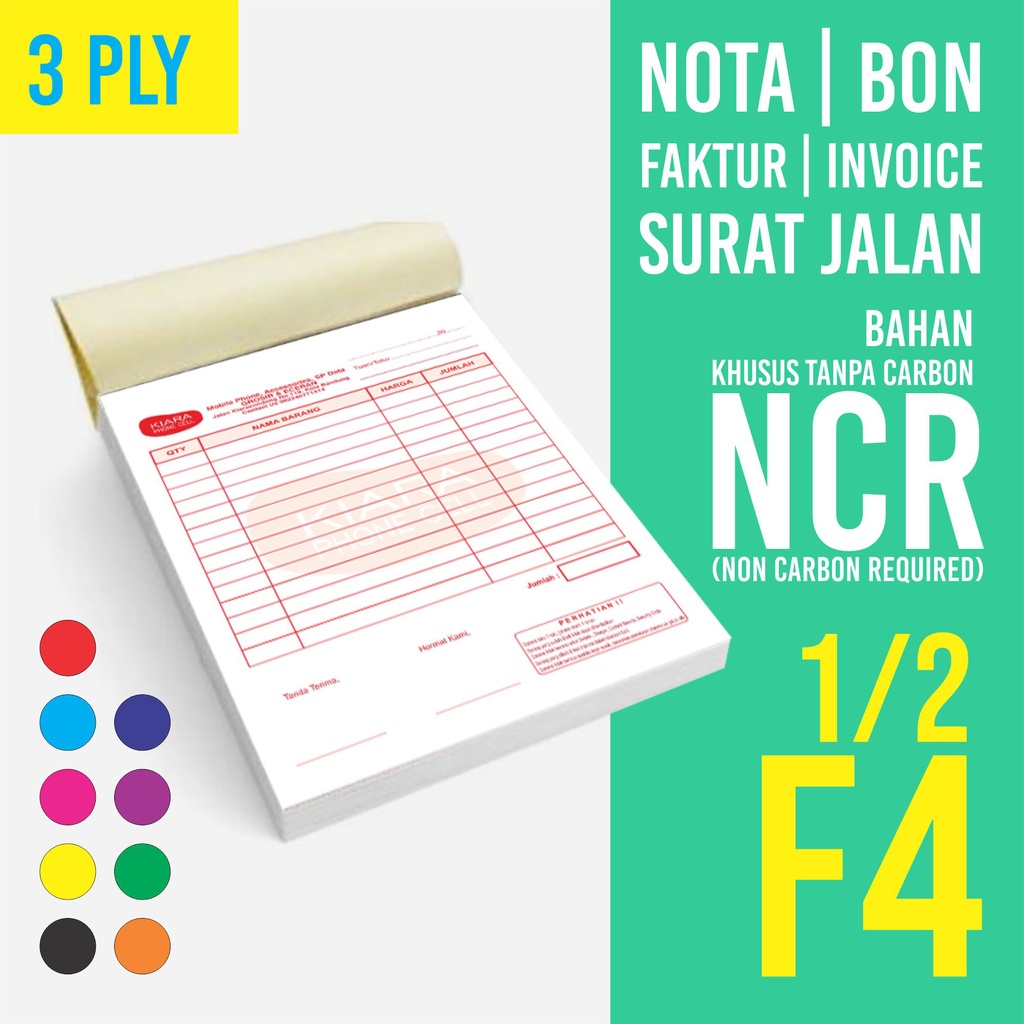 

BUKU NOTA BON 1/2 F4 3PLY CUSTOM