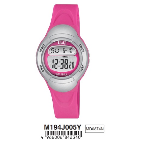 SALE Jam Tangan Wanita Casual Sporty Rubber Digital Original Q&amp;Q QNQ QQ M194 M194J Series