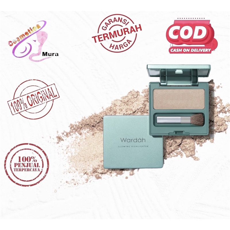 [ highlighter ] wardah exclusive glowing highlighter || high lighter glowing wardah super mantap