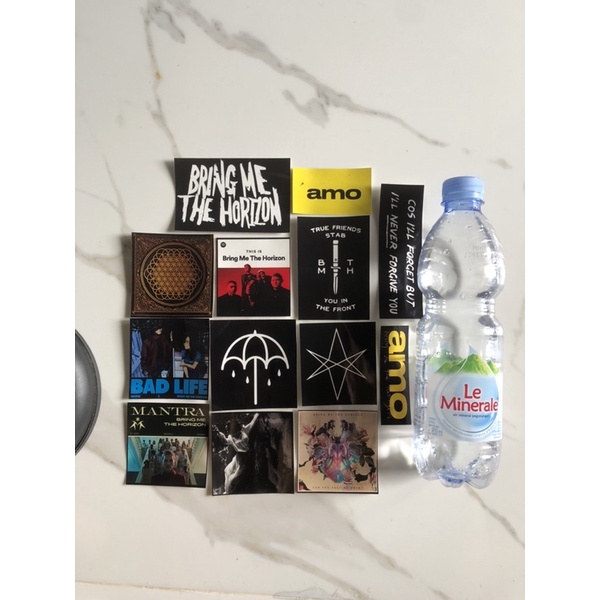 sticker pack bring me the horizon satu set a4 stiker helm aesthetic stiker skin laptop