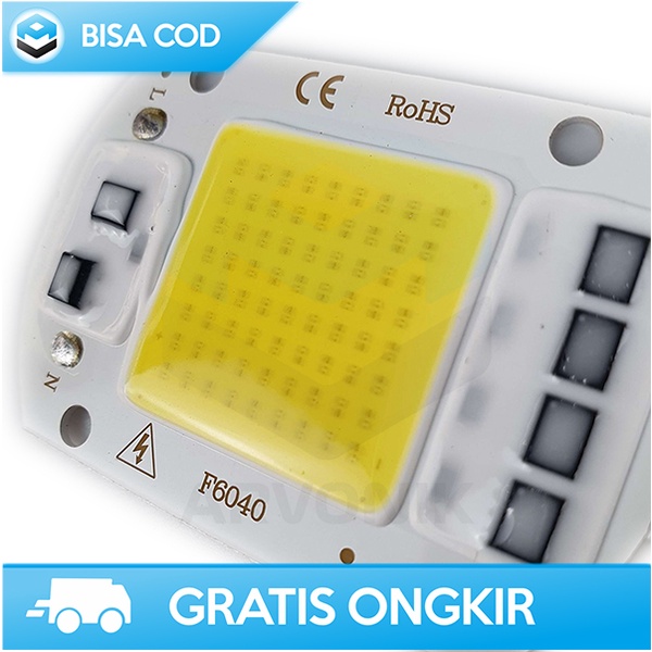 CHIP LAMPU LED LAMPU HIAS DEKORASI SPOTLIGHT COB LED COOL WHITE 220V