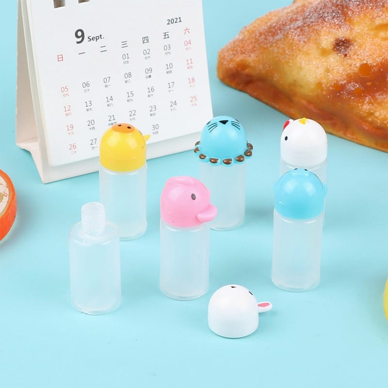 Botol Saus Mini Portable Karakter | Mini Bottle Sauce | Wadah Saus Bento