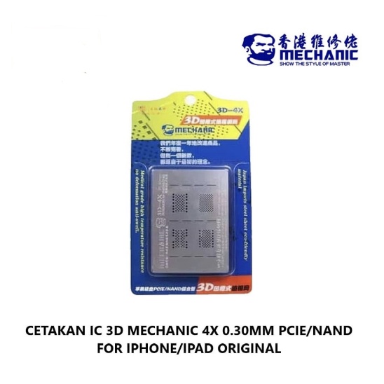 MECHANIC Cetakan Ic 3D 4X 0.30Mm Pcie/Nand For Iphone/Ipad Original