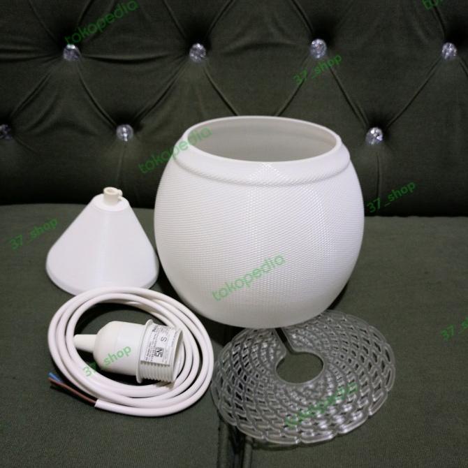 Kap Lampu Gantung 3D Printing Philips Tc Rd Ps E27 F001 Wh100 T303 Wh Rildanshop