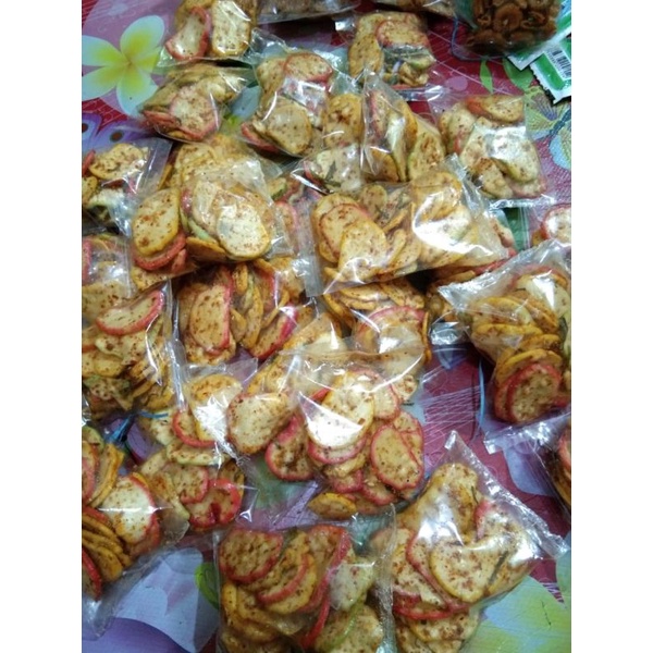 

Krupuk seblak bantet pedas Gila