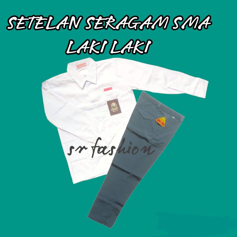 Setelan Seragam SMA Laki Laki