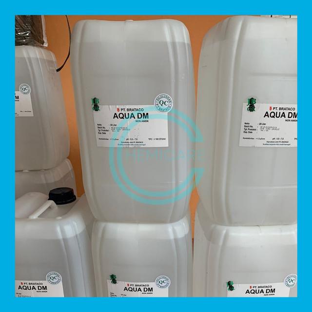 Alat Lab Original Aqua Dm / Aqua Demin / Aqua Demineralisasi / Aquadest / Brataco / 20L