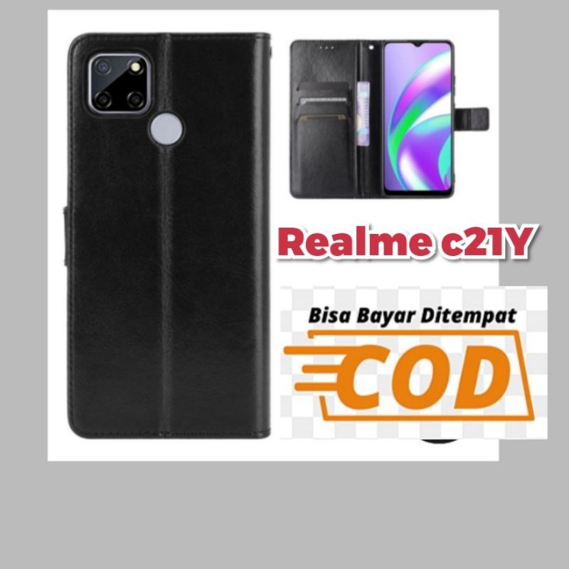 CASE DOMPET FLIP REALME C21