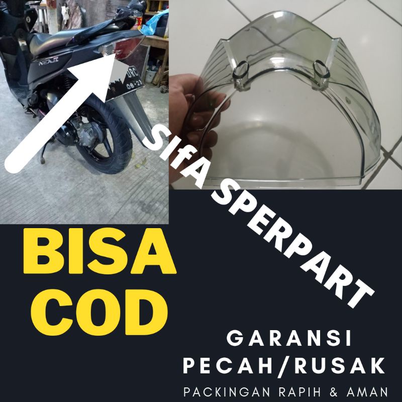 (Bisa Cod) 100% Original kaca mika lampu belakang stoplamp stop lamp Suzuki Nex 1 Original Stanley m