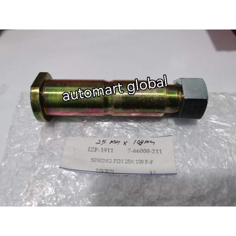 spring pin pen per depan isuzu elf nkr71 25 mm x 109 mm