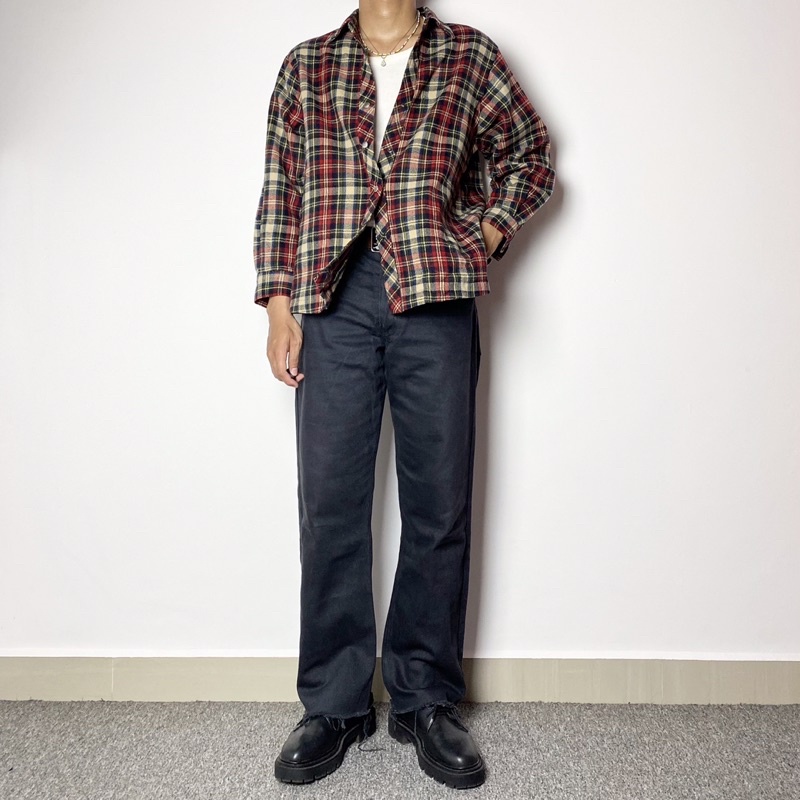 GOWEST cropped dark fade jeans, regular fit