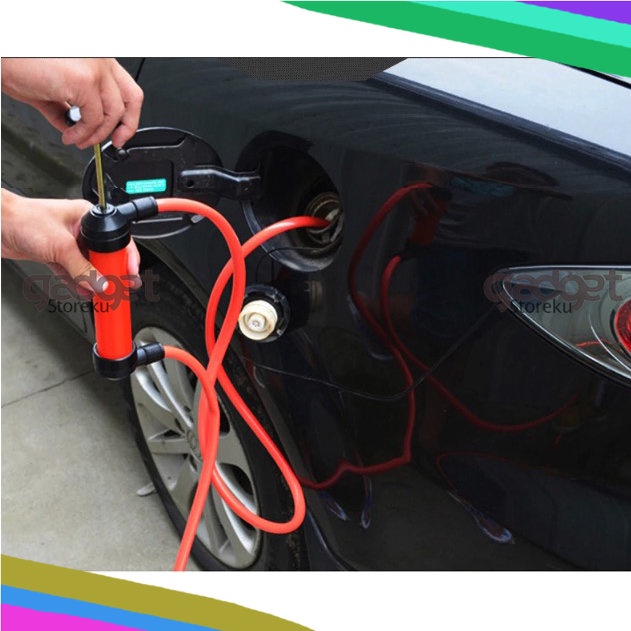 Pompa Tangan Transfer Oli Bensin Mobil Oil Extractor Sucker Pump