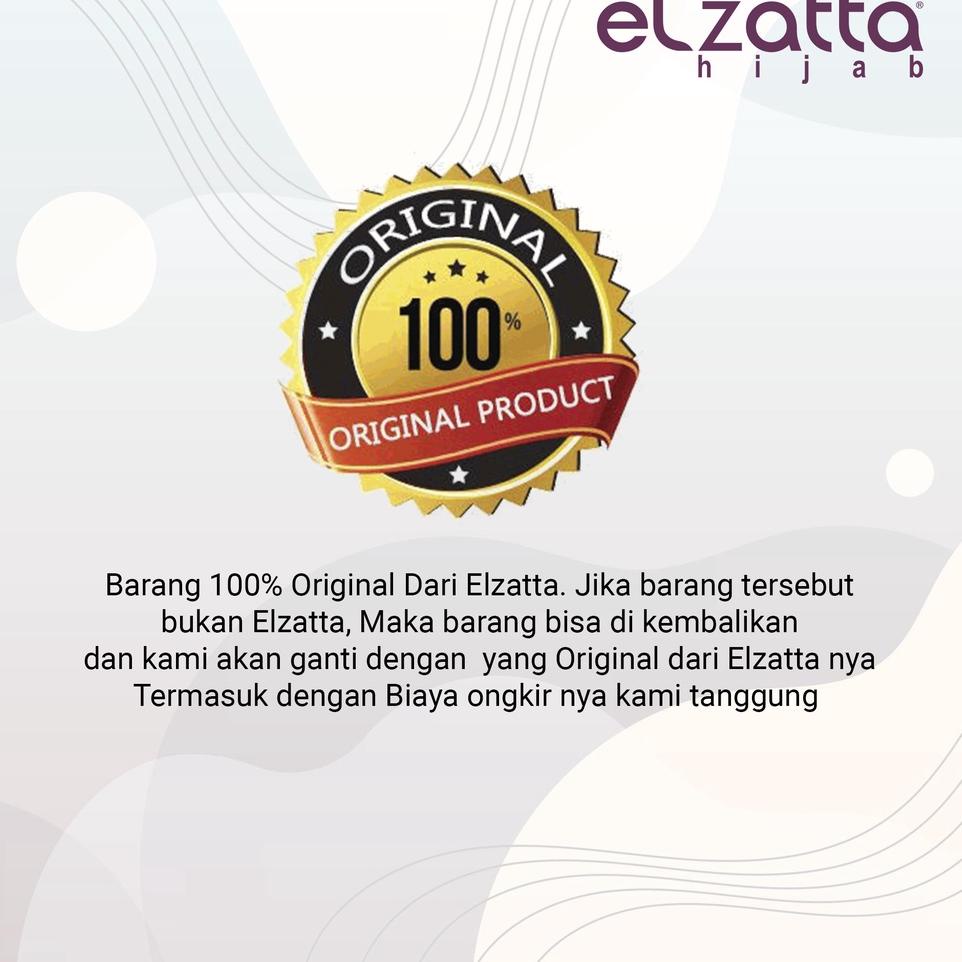 ㆅ BERGO ELZATTA KERUDUNG HIJAB JILBAB Zaria Casual Bergo Instan Polos Hitam pekat Elzatta LANGSUNG C