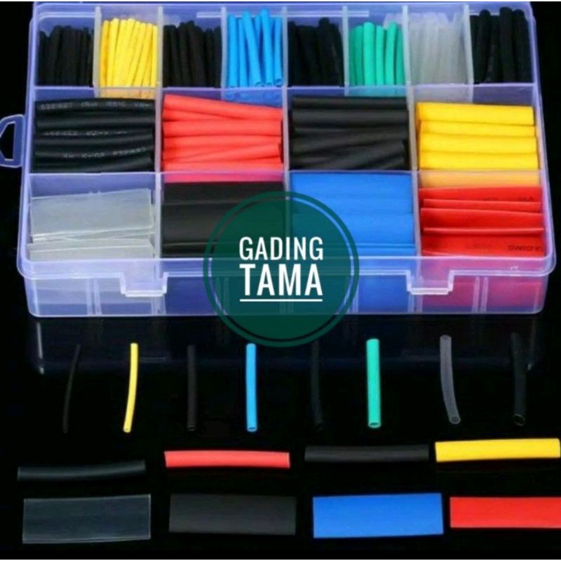 Heat Shrink Isolasi Bakar Selang Bakar 580 ~ 164 pcs