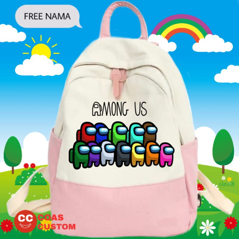 TAS RANSEL AMONG US TAS ANAK SEKOLAH
