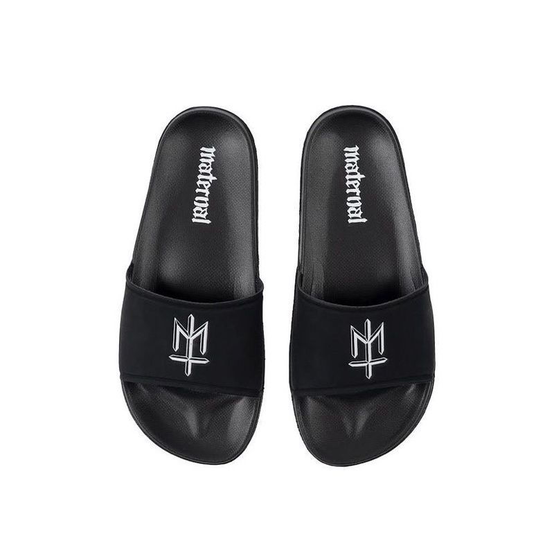 TROUBLE CAT Sandal slide maternal, sandal selop pria wanita, sandal slide tanpa lem sandal slop mate