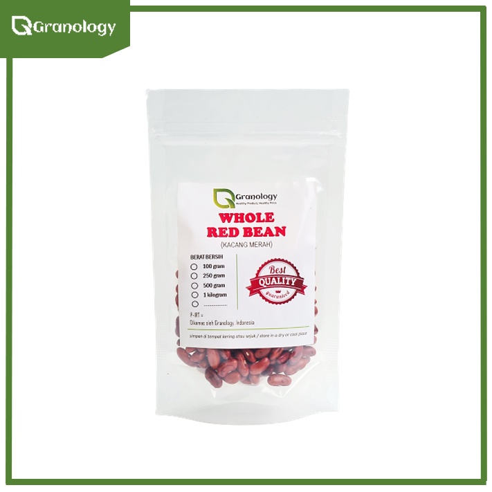 Kacang Merah / Red Bean (100 gram) by Granology