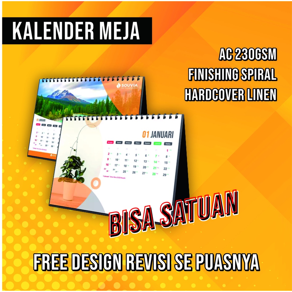 

KALENDER MEJA A5 CUSTOM - BISA SATUAN