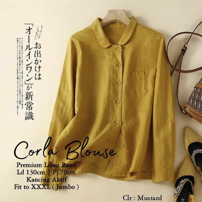 CORLA BLOUSE WANITA TERBARU