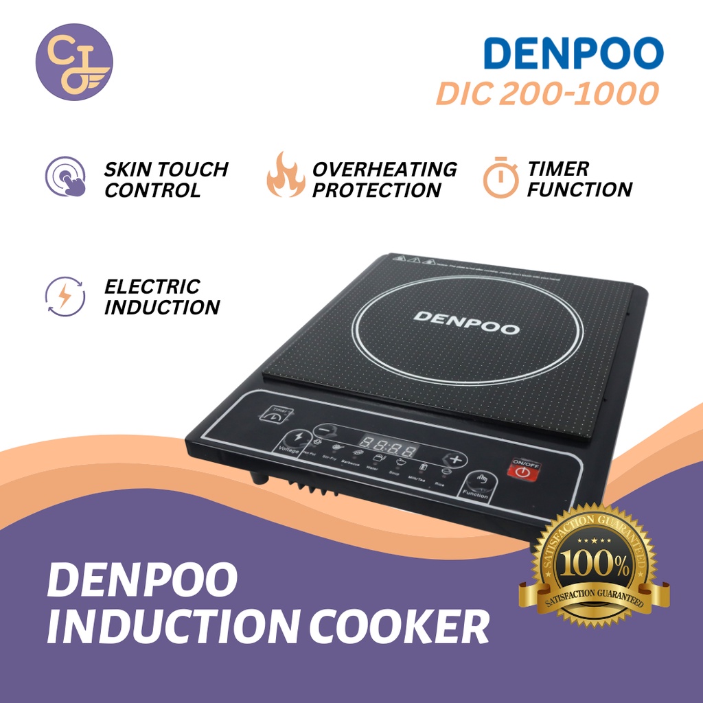 KOMPOR LISTRIK INDUKSI DENPOO DIC 200 - 1000