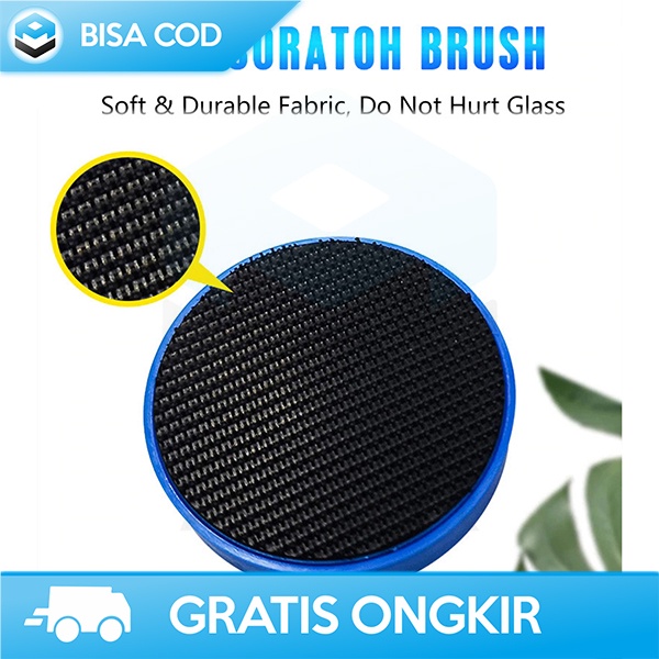 CLEAN BRUSH SIKAT PEMBERSIH KACA MEGNETIK GLASS CLEANER MINI PRAKTIS