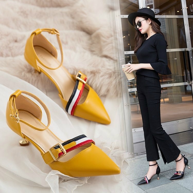 sepatu bapau high heels tali gesfer belanda RG 05