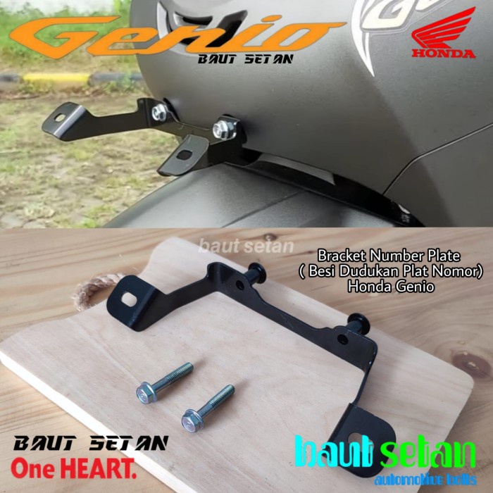 Besi Dudukan Plat Nomor Depan Honda Genio