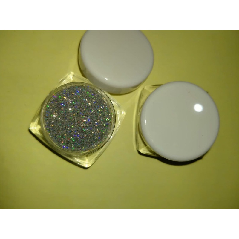 gliter hologram silver dan gold