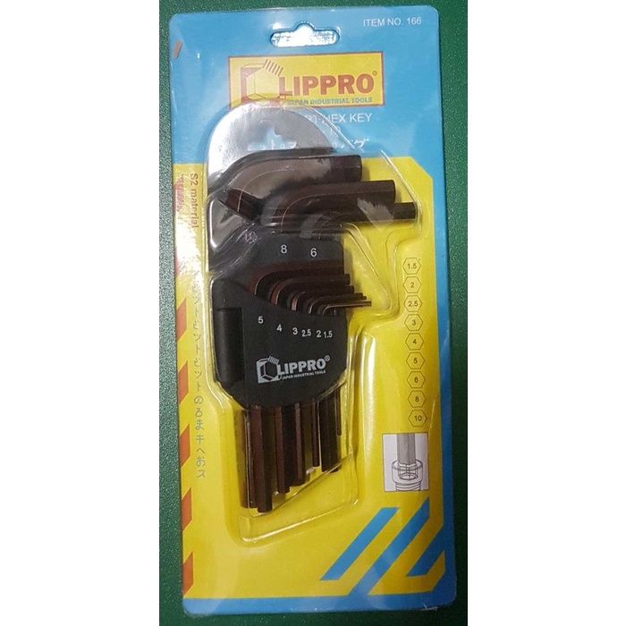 Kunci L Set Lippro (9Pcs) 166