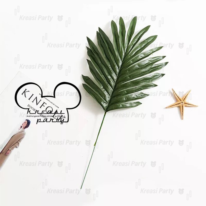 Daun Palem Pakis Lebar / Daun Artifisial / Daun / Palm Leaf Artificial