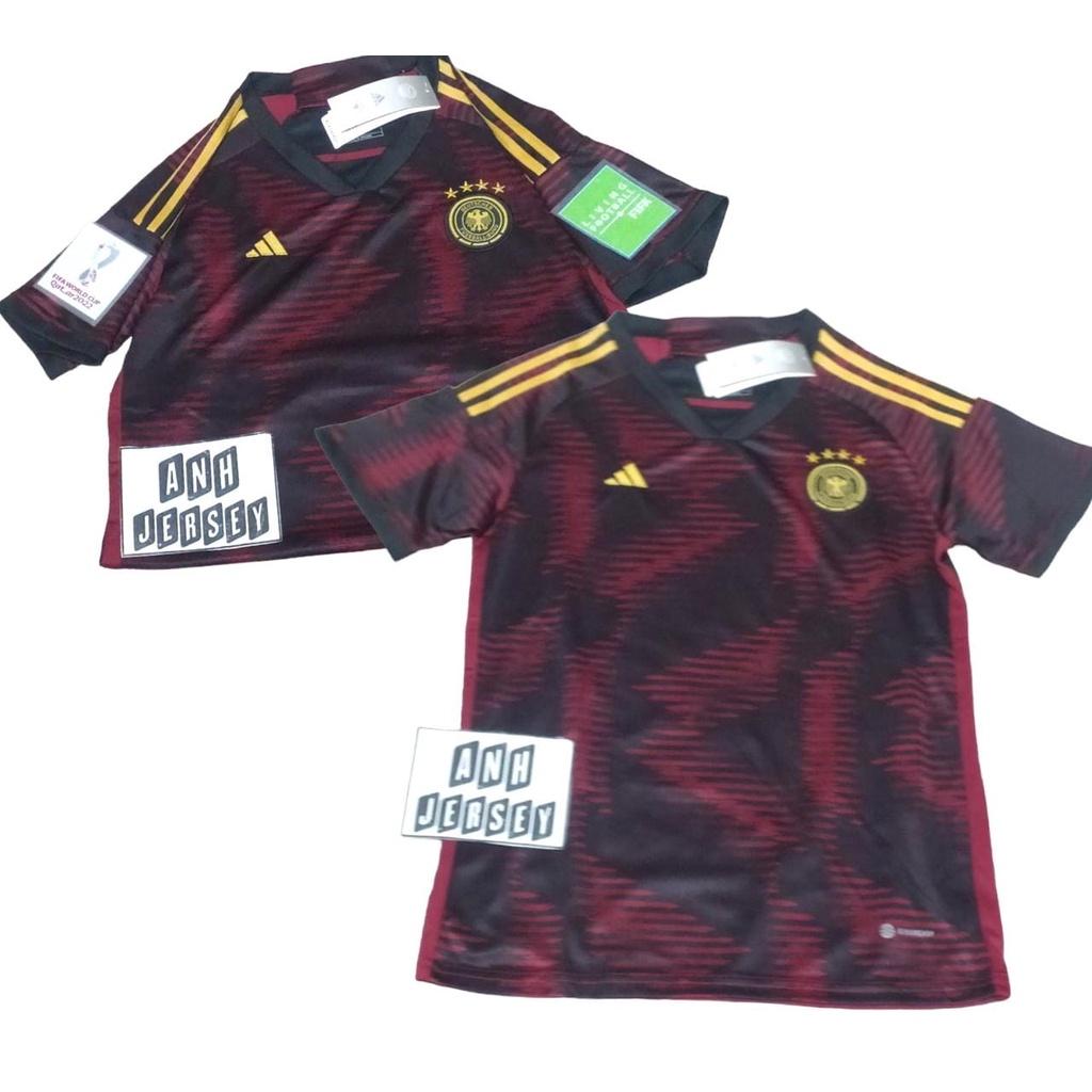(JERSEY) BAJU BOLA (JERMAN) AWAY HOME PIALA DUNIA WORLD CUP QATAR 2022 2023