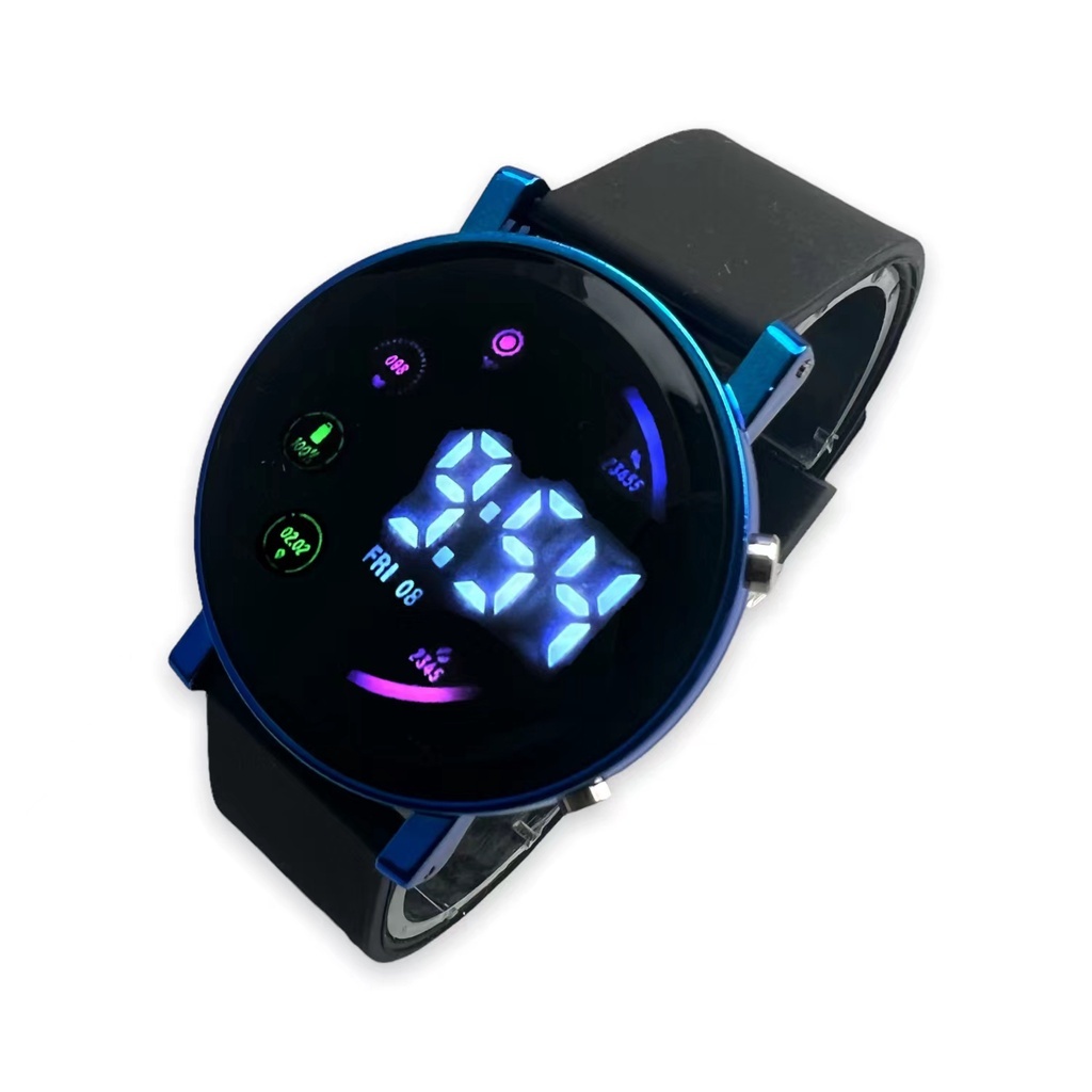 [DGS] COD✅ Jam Tangan Wanita Pria Digital Rubber Anti Air LED Watch Electronic Fashion Harga Grosir S1216