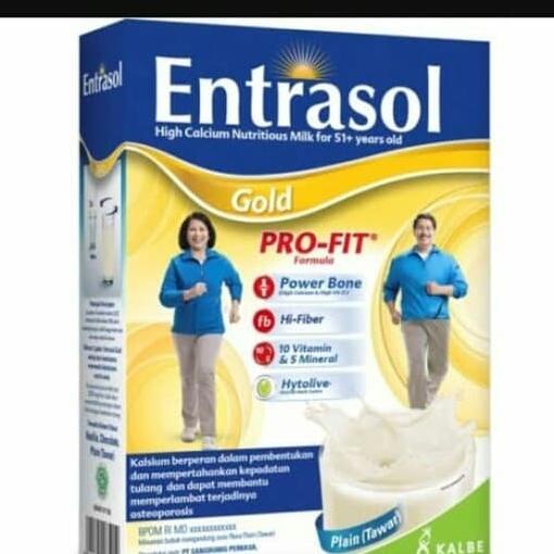 

[ COD ] Promo! Free1 container tiap beli 5 box entrasol gold plain 370 gram