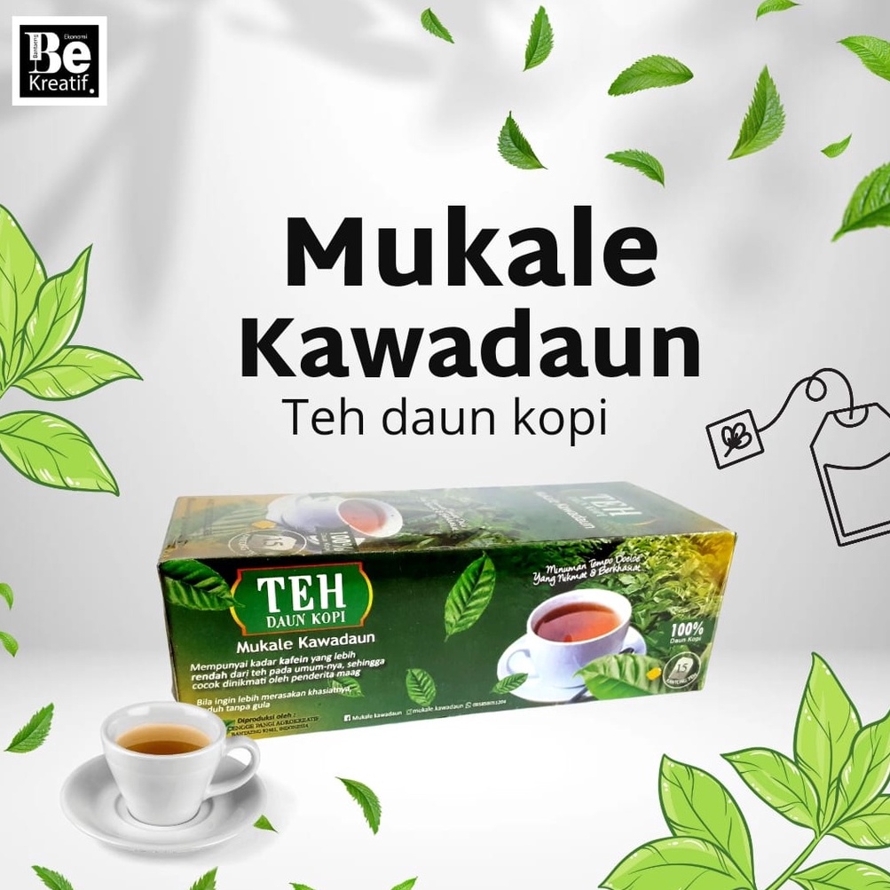 Jual Mukale Kawadaun teh daun kopi rendah kafein berkhasiat Shopee