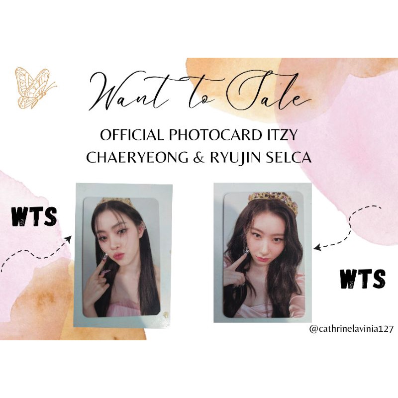 ITZY CHECKMATE OFFICIAL PHOTOCARD |LIMITED EDITION |RYUJIN- CHAERYEONG- YUNA|