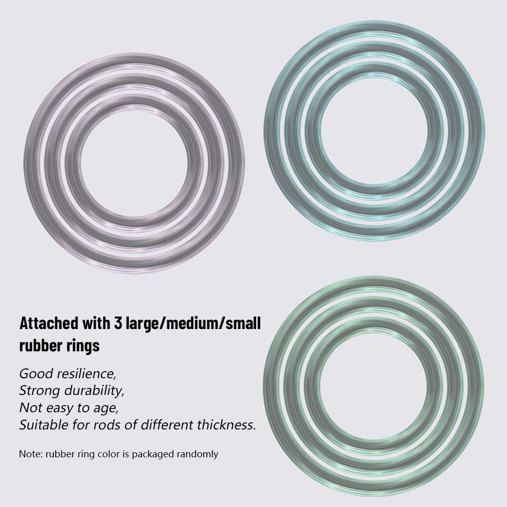 TOP 3set Hook Aman Menjaga Panas Karet Plastik 3ring Karet Gantungan Aman