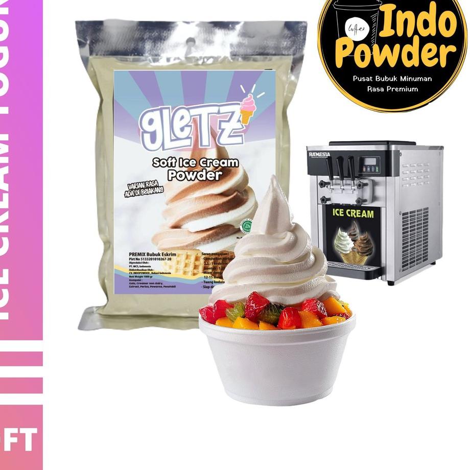 

FREE ONGKIR!SOFT ICE CREAM YOGURT 1Kg - Bubuk Es Krim YOGURT - Bubuk Es Krim - SOFT ICE CREAM Powder 1Kg|RA3