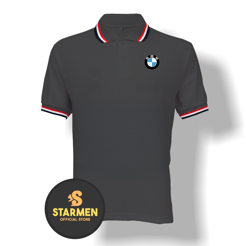 Kaos Polo Shirt Pria Kerah Logo BWVV