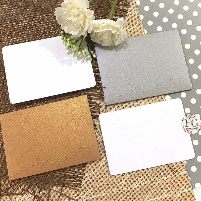 

Amplop Kartu Ucapan 5 Set for you 8x11cm by fgpaper